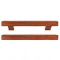 Pearl Mantels Corp Pearl Mantels 412-72-50 Shenandoah Pine 72 Inch Fireplace Mantel Shelf  Rustic Finish 412-72-50